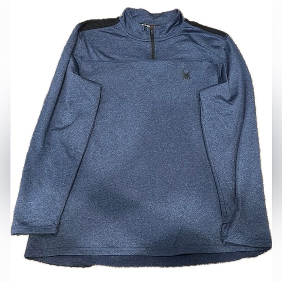 Spyder Other - NWOT SPYDER active blue quarter zip sweatshirt